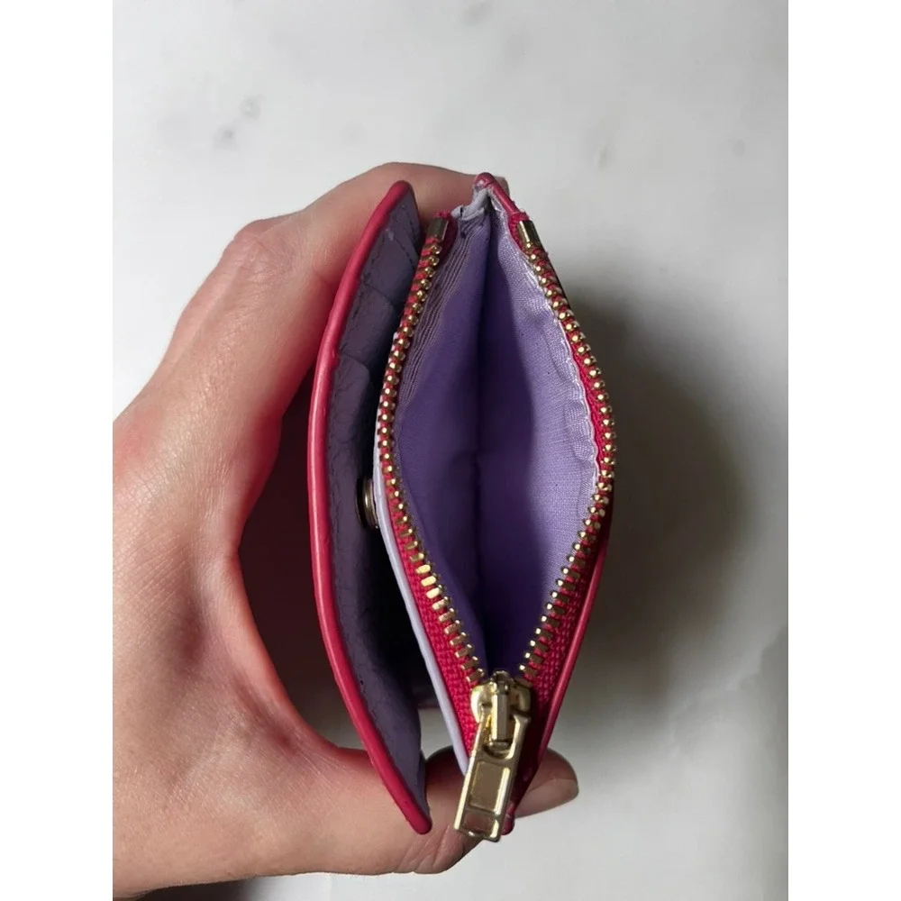 Maison de Sabre The Bifold Wallet Fuchsia Lavender Wallet
